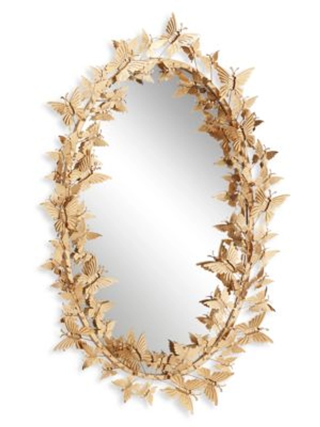 Primrose Valley Butterfly Oval Wall Mirror on SALE | Saks OFF 5TH