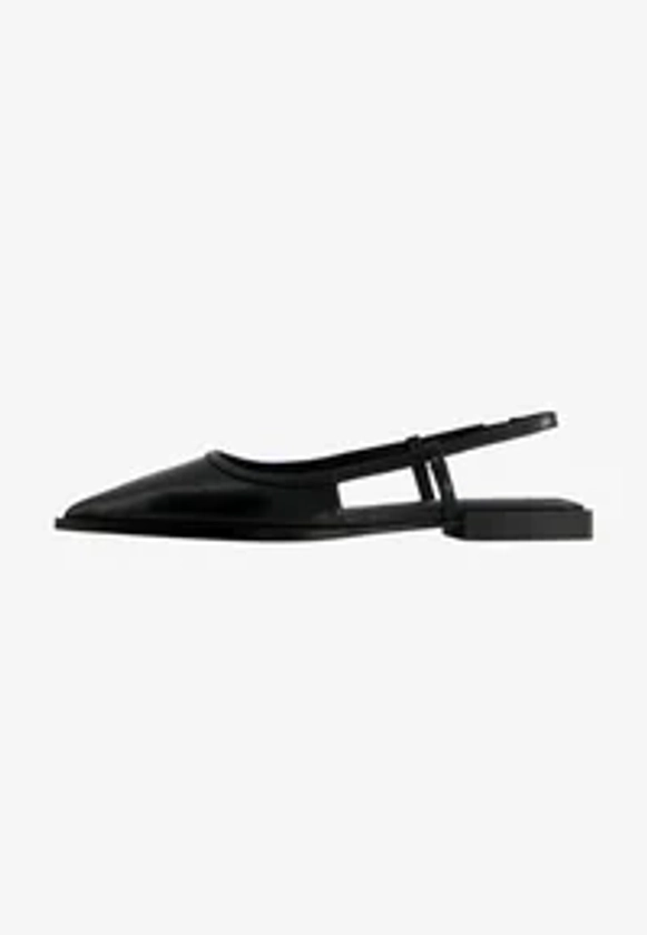 Bershka POINTED - Ballerines - black/noir - ZALANDO.FR