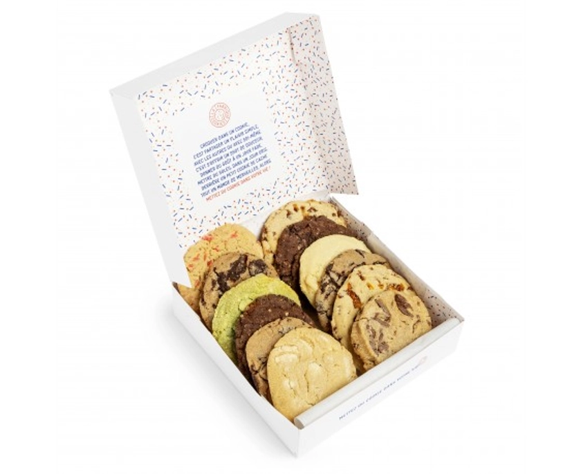 Box mensuelle - Boîte de 16 cookies