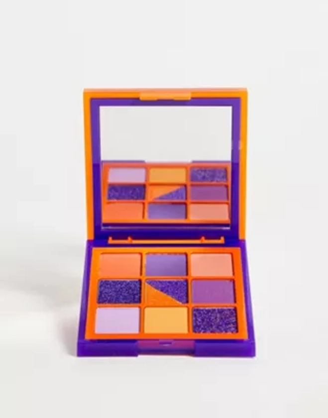 Huda Beauty Color Block Obsessions Eyeshadow Palette - Orange & Purple | ASOS