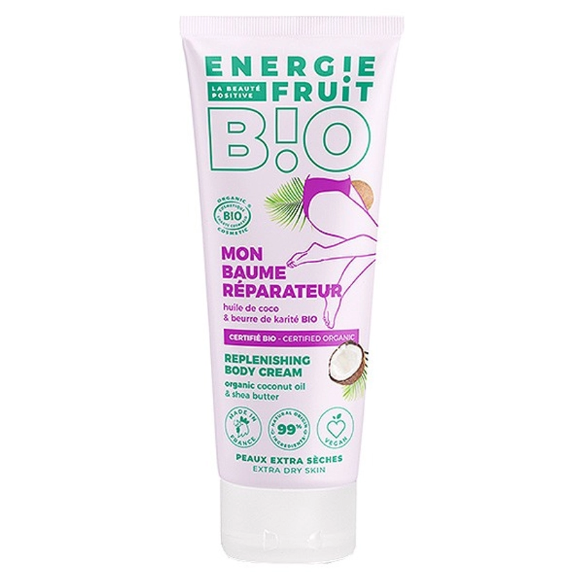 Energie Fruit Corps Peaux Extra Sèches Baume Huile de Coco & Beurre de Karité Bio 200ml