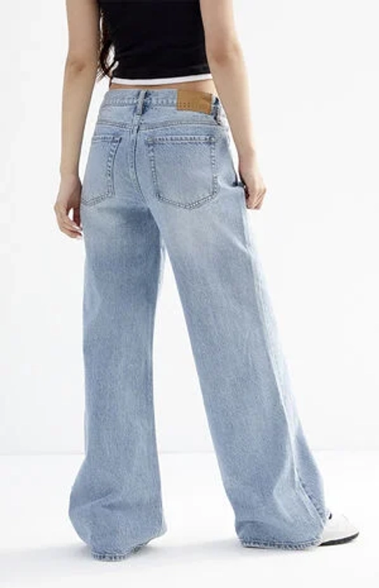 PacSun Lena Light Indigo Low Rise Super Baggy Jeans | PacSun