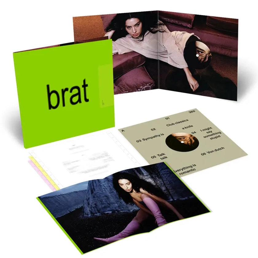 Spotify - BRAT (translucent highlighter vinyl)