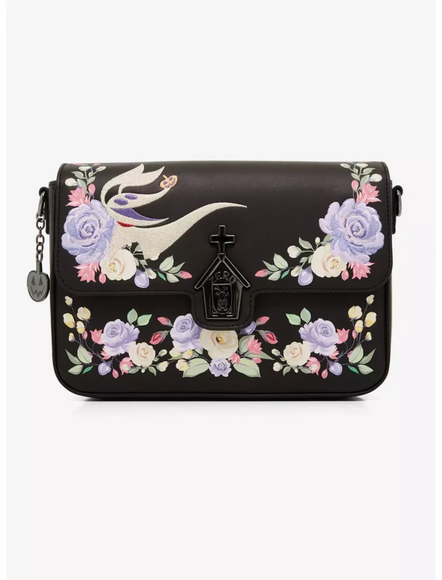 Disney - Sac à bandoulière L'étrange Noël de Mr Jack Floral Zero - Loungefly/Loungefly Exclu en Stock - Chez Clochette Boutique