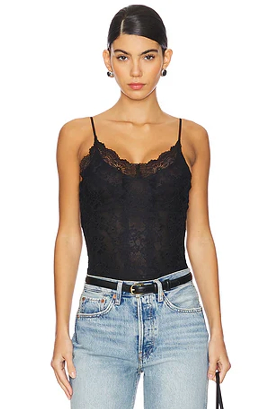 ALLSAINTS Monica Lace Bodysuit in Black | REVOLVE