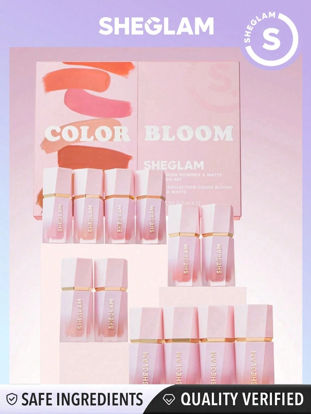 SHEGLAM Set della Collezione Color Bloom Brillante & Matt