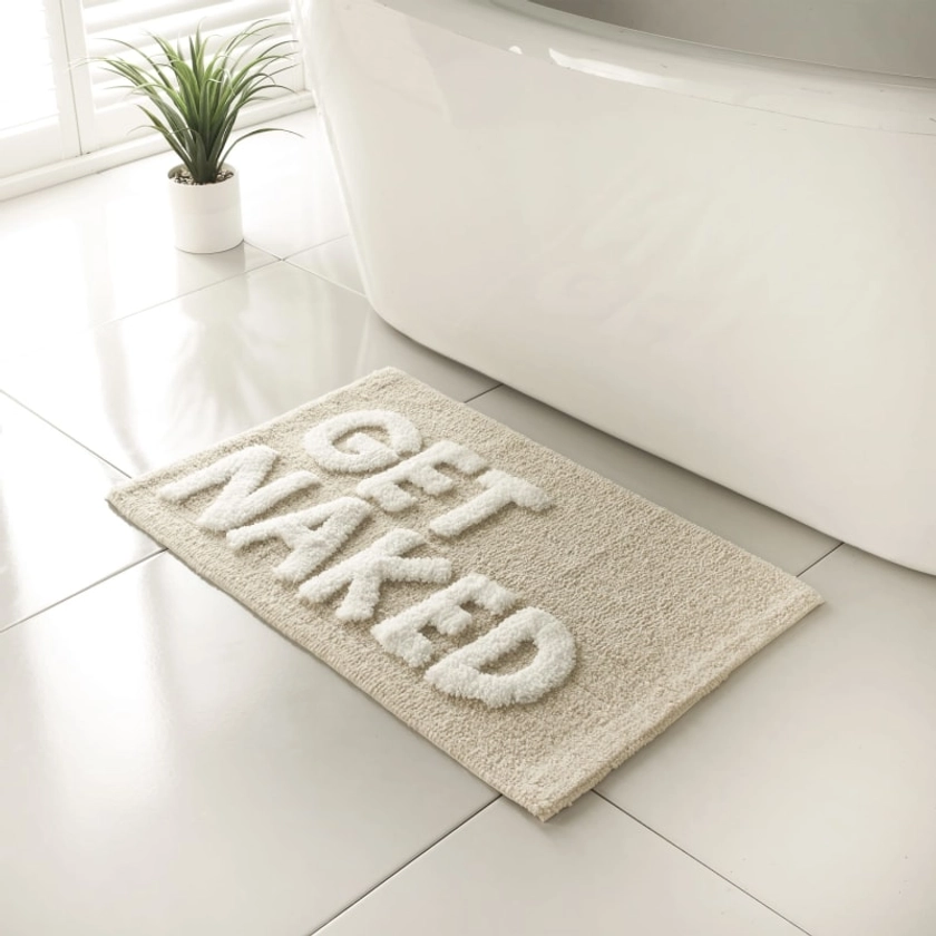 Bathroom Collection Get Naked Bathmat - Natural