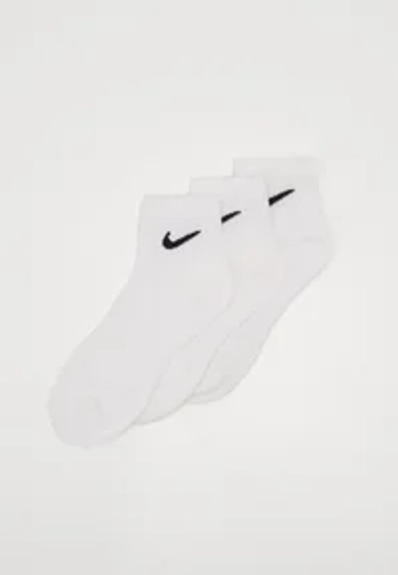 Nike Performance EVERYDAY ANKLE 3 PACK UNISEX - Chaussettes de sport - white/black/blanc - ZALANDO.FR