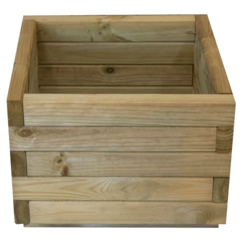 Forest Garden Square Planter - 320 x 320 x 230mm | Wickes.co.uk