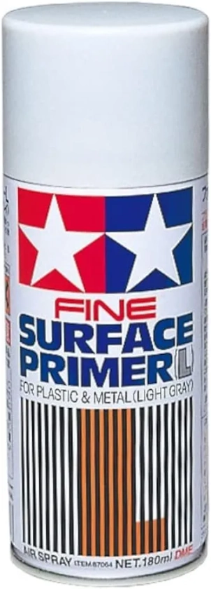 TAMIYA Gray Fine Surface Primer L 180ml Spray Can TAM87064 Lacquer Primers & Paints