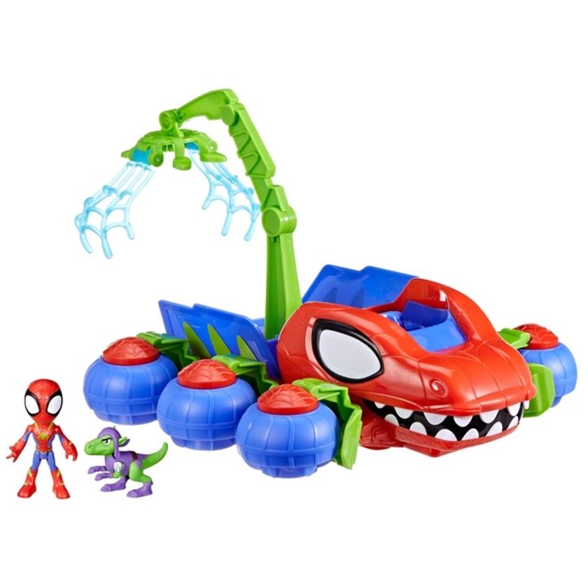 Marvel Spidey and His Amazing Friends Dino-Webs Crawler | Smyths Toys UK