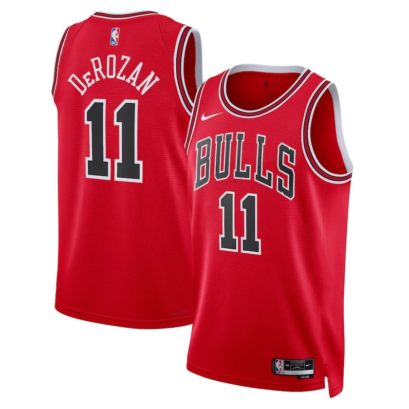 Chicago Bulls Nike Icon Edition Swingman Jersey - Red - DeMar DeRozan - Unisex