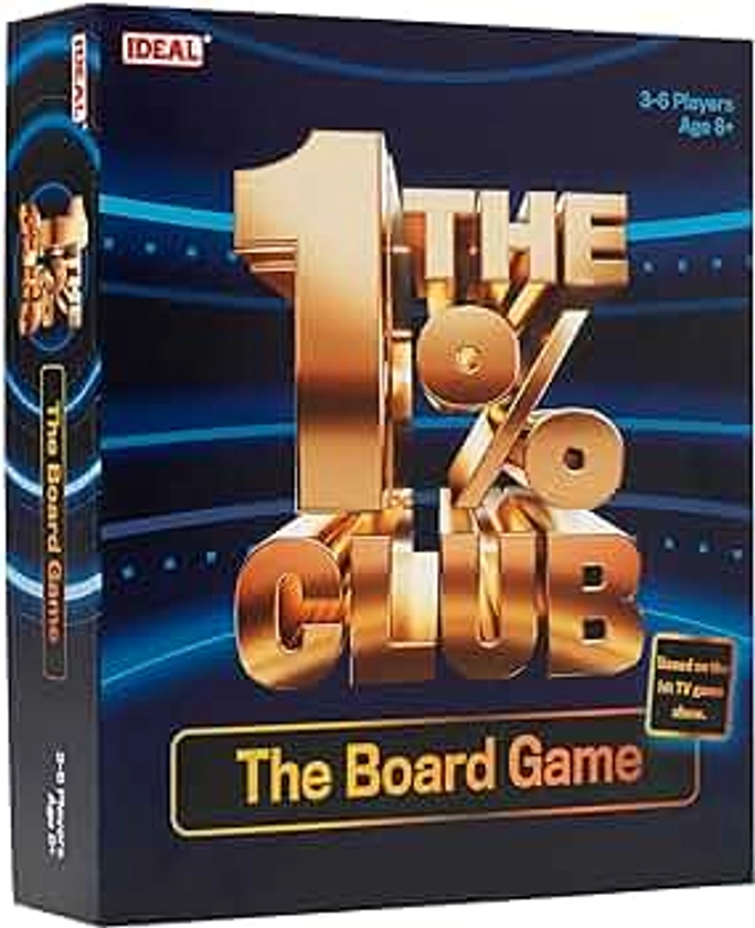 IDEAL | The 1% Club: The Board Game | Family Games | 3-6 Players | Ages 8+