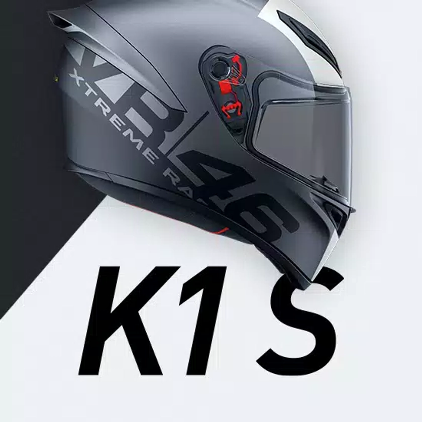 K1 S BLACK - CASQUE MOTO INTÉGRAL E2206 | Dainese