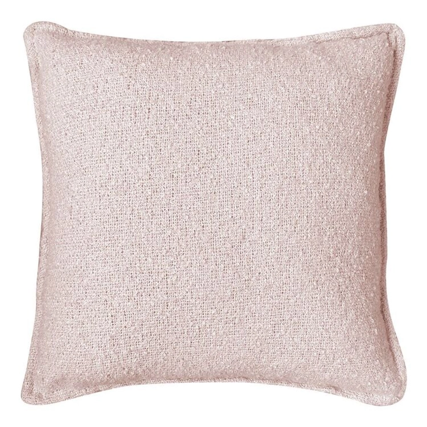 Emerald Hill Jessica Boucle Cushion Pale Blush