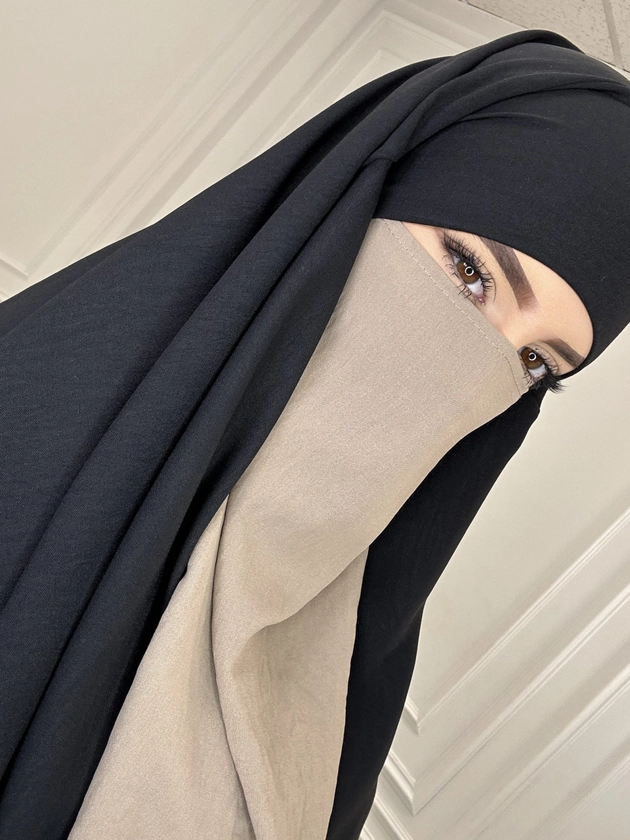 Niqab SIMPLE jazz sable