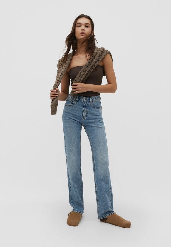 Jean D98 regular vintage - Mode femme | Stradivarius France