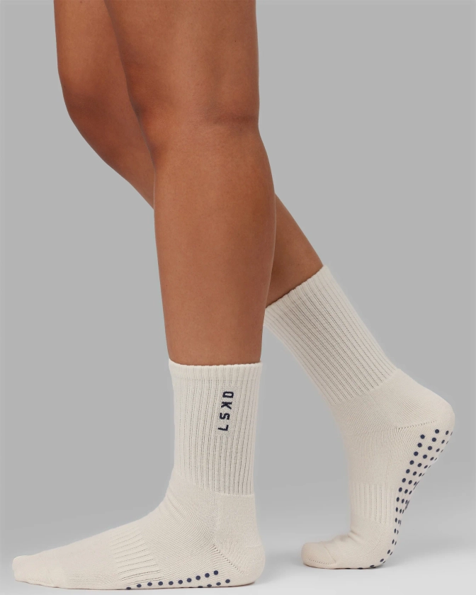 Signal Pilates Socks - Off White-Future Dusk | LSKD