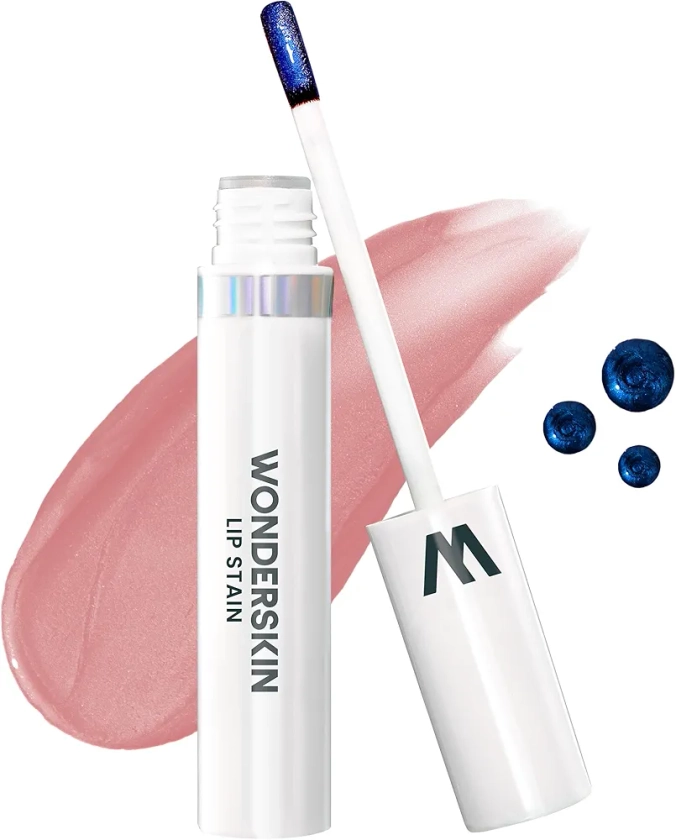 Wonderskin Wonder Blading Mascarilla Para Labios,Tinte Labial Natural, Tinte Labial de Larga Duración Resistente al Agua (XOXO Stain & Go)