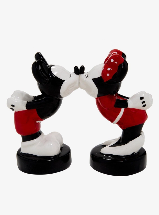 Disney Minnie & Mickey Kissing Salt & Pepper Shakers