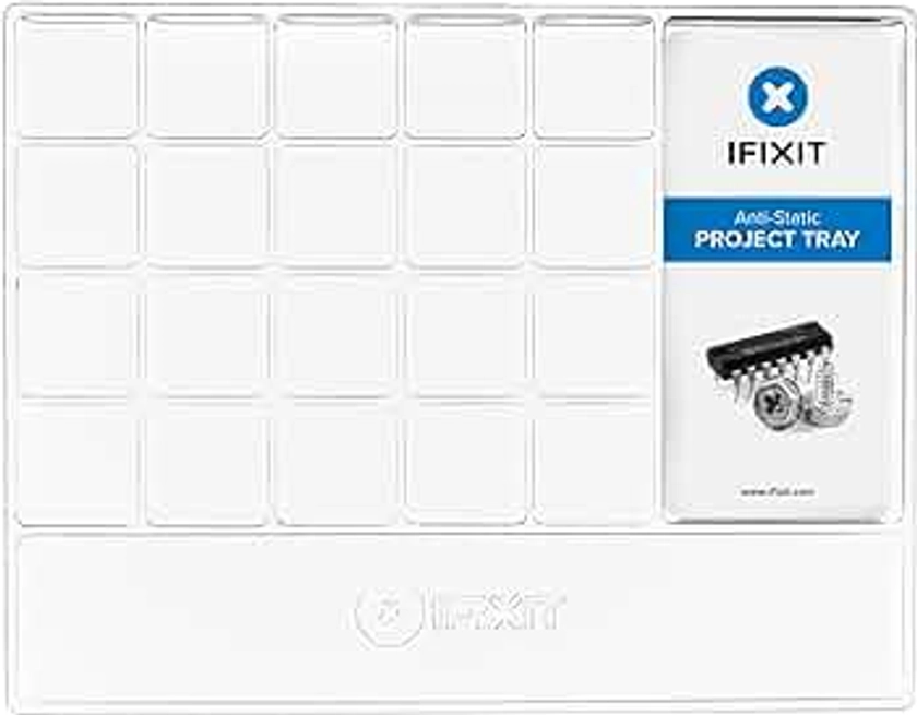 iFixit Anti-Static Project Tray - Small Parts and Screws Holder for Organization