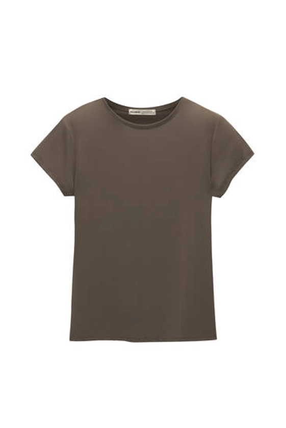 T-shirt polyamide manches courtes - pull&bear