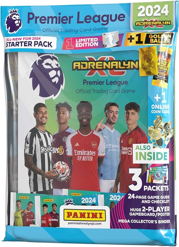 Panini Premier League 2023/24 Adrenalyn XL Starter Pack, Mixed : Amazon.co.uk: Sports & Outdoors