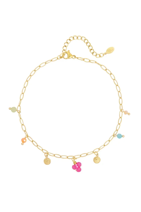 Summer love enkelband - goud SKU0217155-183 Goud Groothandel SKU0217155-183