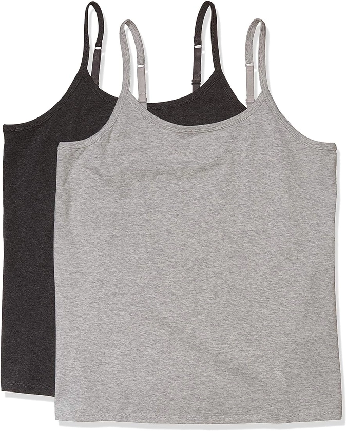 Amazon Essentials Women's Camisole (Available in Plus Size), Pack of 2