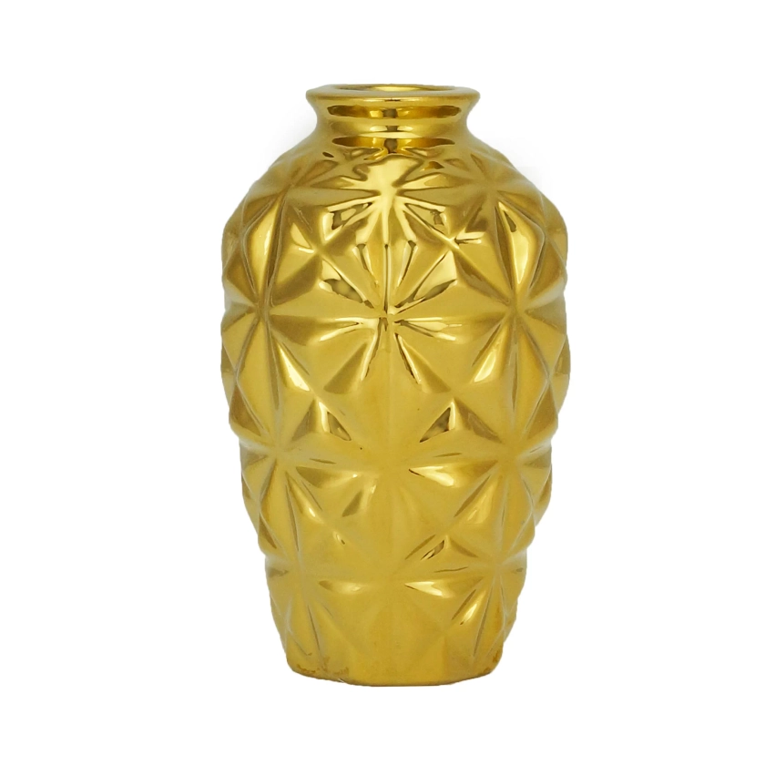 Mini Vaso Matisse Dourado