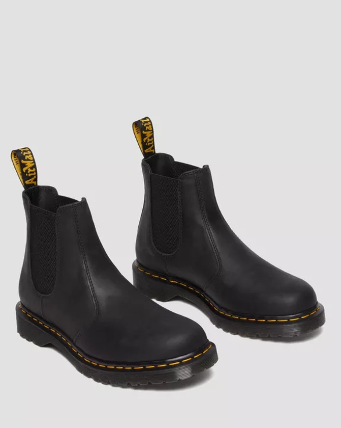DR MARTENS 2976 Waxed Full Grain Leather Chelsea Boots