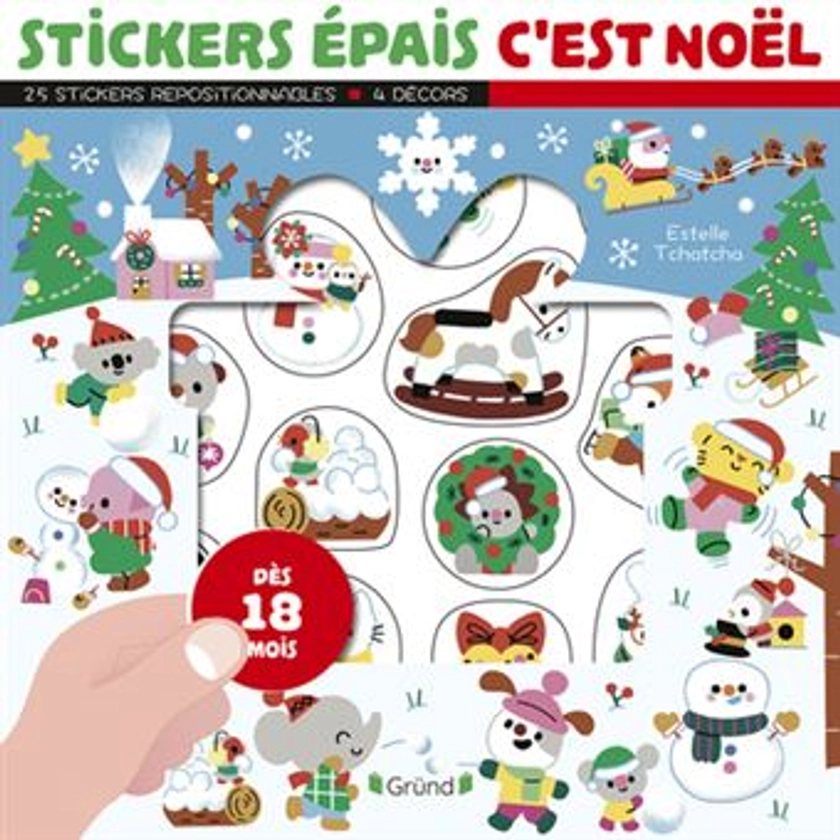 Stickers épais - C'est Noël - Estelle Tchatcha - Achat Livre | fnac