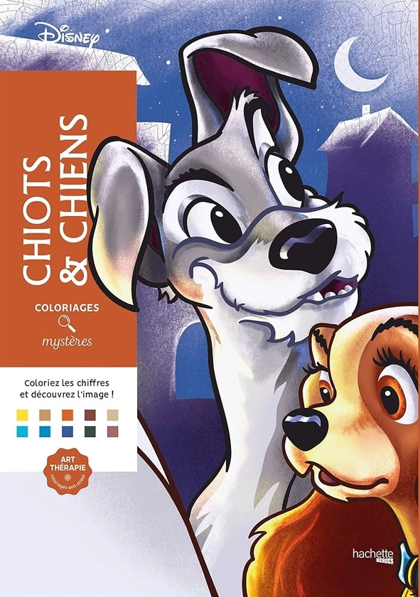 Coloriages mystères Disney Chiots et chiens: Coloriez les chiffres et découvrez les images ! : Perez, Christophe Alexis: Amazon.fr: Livres