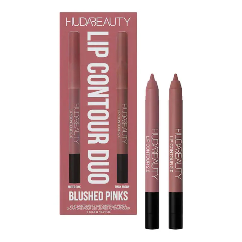 HUDA BEAUTY | Lip Contour Mini Duo - Blushed Pinks - Crayons pour les lèvres