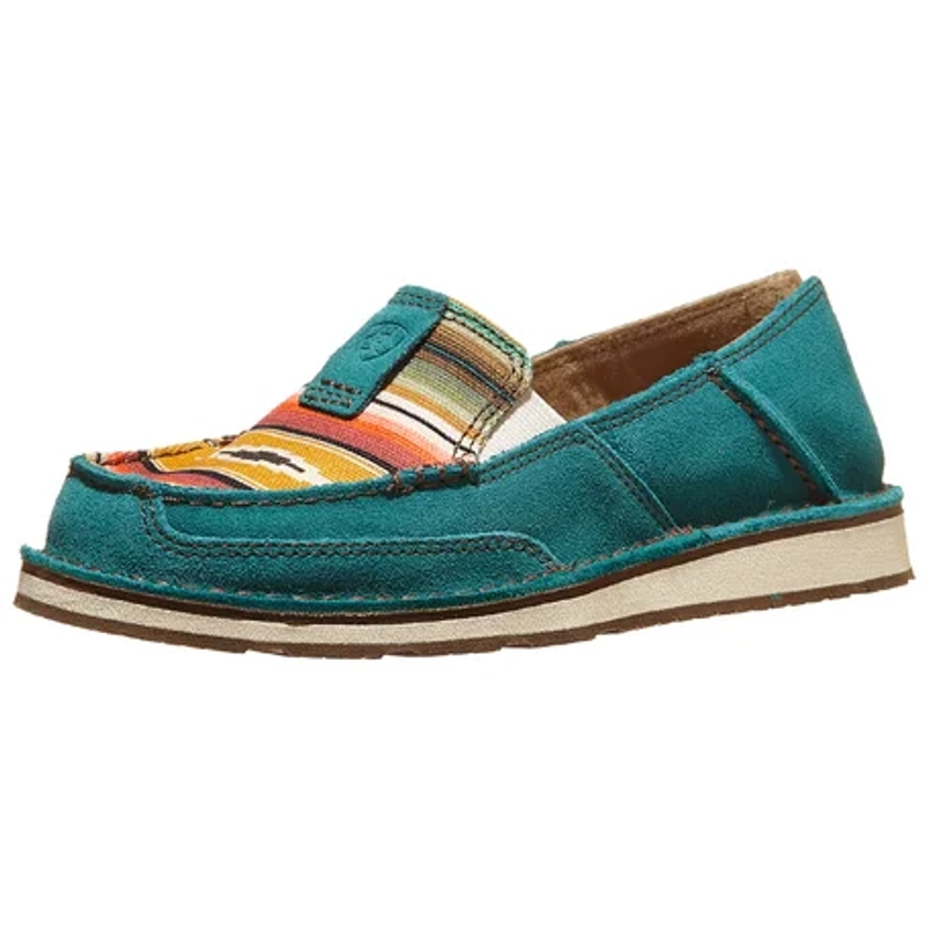 Ariat Western Cruiser Women's Shoes Teal Suede | Riding Warehouse