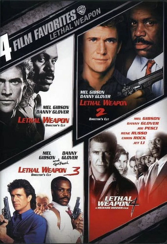 4 Film Favorites: Lethal Weapon (DVD), Warner Home Video, Action & Adventure