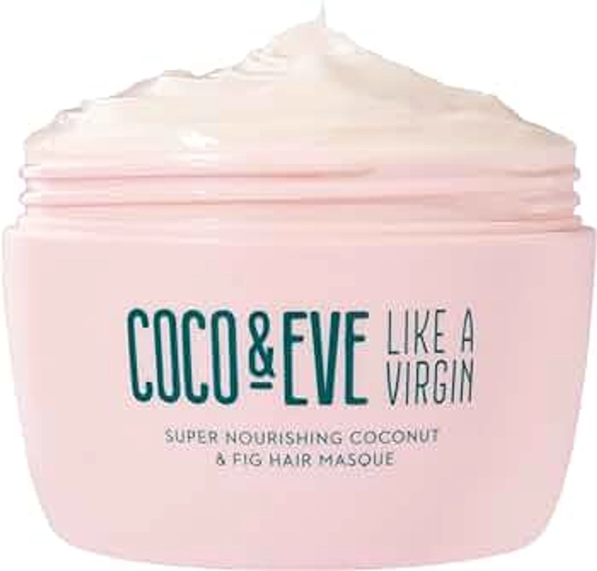 Coco & Eve Like a Virgin Hair Masque - Coconut & Fig Hair Mask for Dry Damaged hair with Shea Butter & Argan Oil for Hair Repair & Hydration | Deep Conditioning Mask Hair Treatment