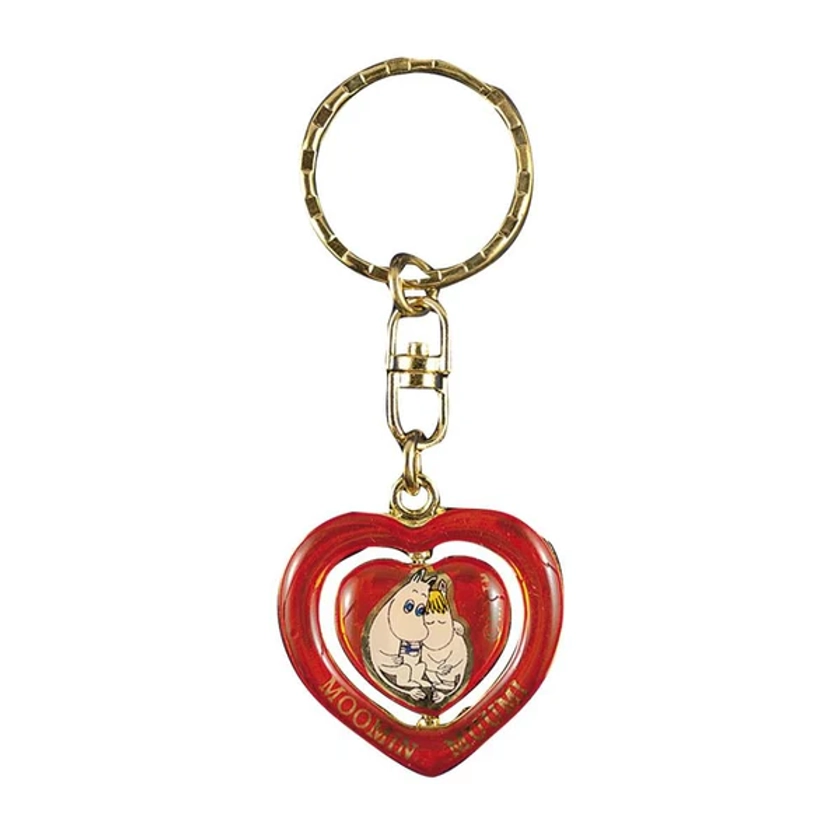 Moomintroll & Snorkmaiden In Heart Keyring - TMF-Trade