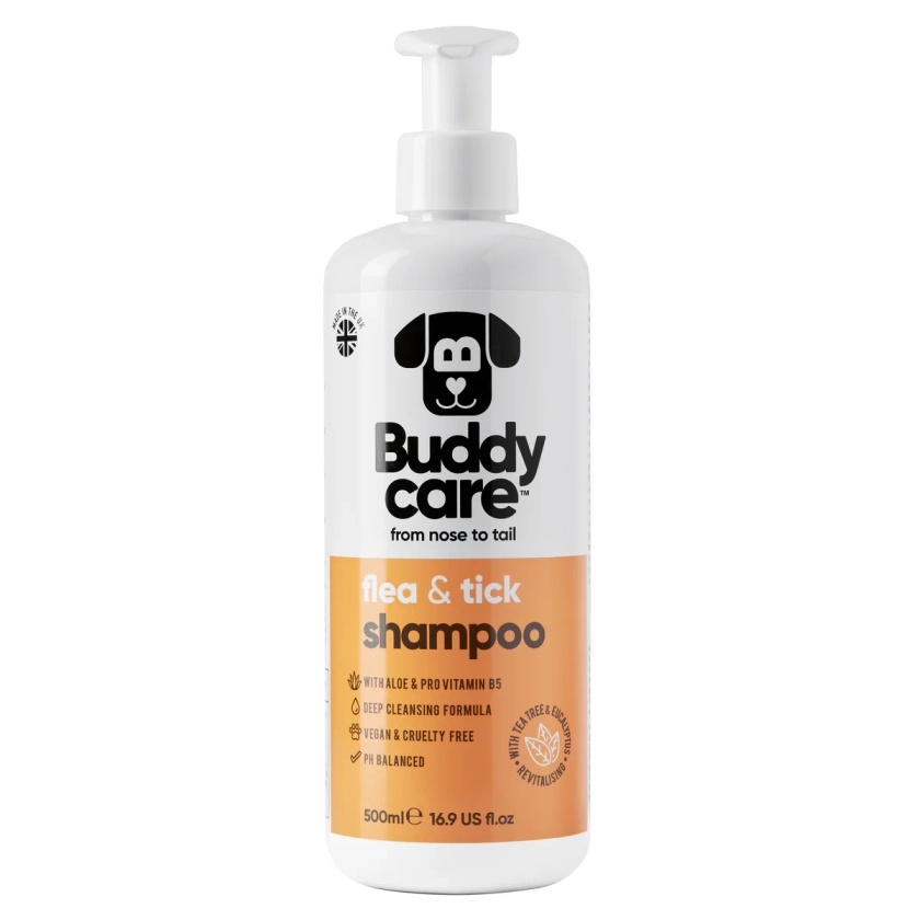 Flea & Tick Dog Shampoo by Buddycare