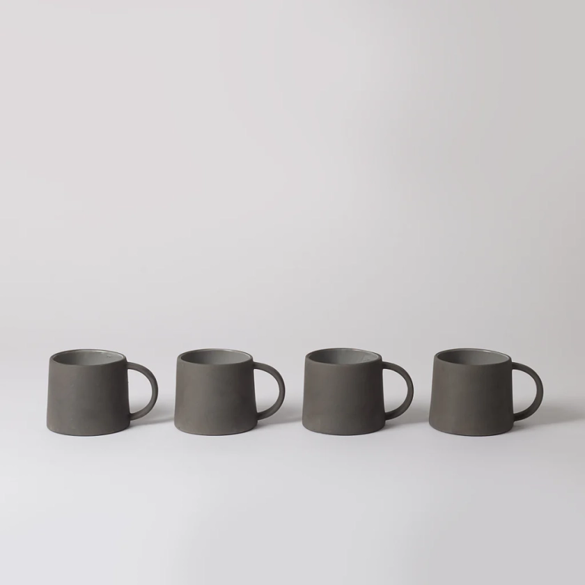 Aska Coffee Mugs Charcoal Set - Vaunt Design