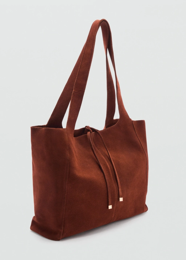 Leren shopper - Dames | MANGO Nederland