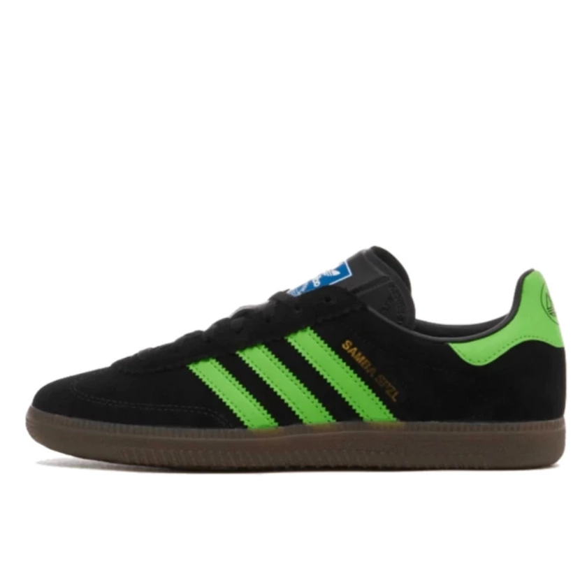 Adidas Samba Deco SPZL Core Black Lucid Lime - IF5738 | Limited Resell