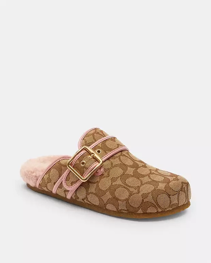 COACH® Outlet | Ashton Clog In Signature Jacquard