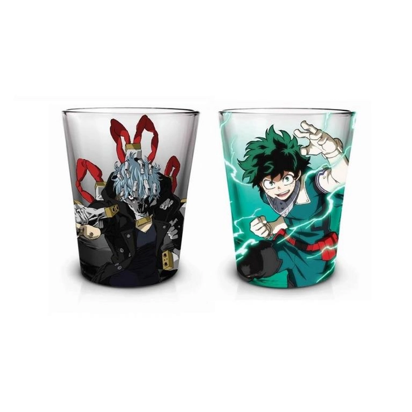 My Hero Academia Hero and Villain 2 oz. Shot Glasses 2-Pack | GameStop