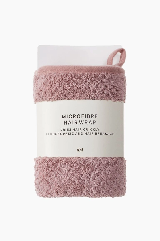 Serviette turban en microfibre - Rose clair - Beauty all | H&M FR