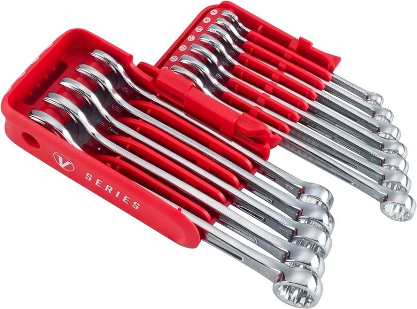 Craftsman V-SERIES Combination Wrench Set, MM, 12 Piece (CMMT87325V)
