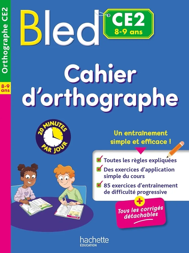 Bled Cahier d'orthographe CE2 : Couque, Claude, Messana, Anne-Olivia: Amazon.fr: Livres