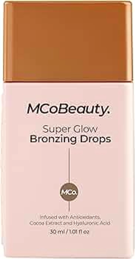 MCoBeauty Super Glow Bronzing Drops, Sun-Kissed Glow for Hydrated Radiance, Vegan, Cruelty Free Cosmetics