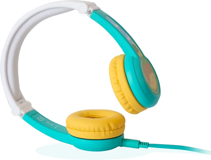 Lunii - Casque audio Octave pour enfants de 3 ans à 8 ans- Compatible avec Ma Fabrique à Histoires et FLAM - casque filaire pour musique ou histoires audio