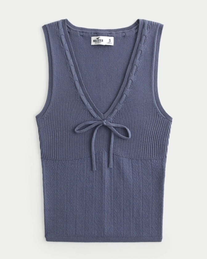 Women's V-Neck Sweater Tank | Women's Clearance | HollisterCo.com